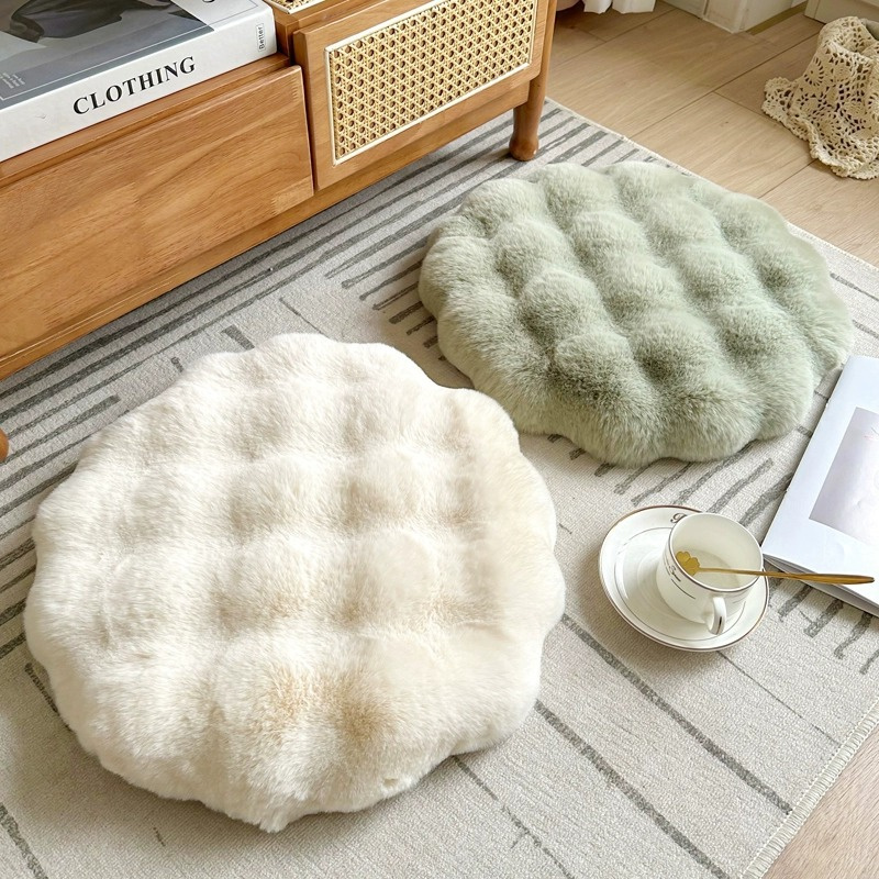 Faux Rabbit Fur Futon Cushion, - Acupressure Mat Set 评论和价格