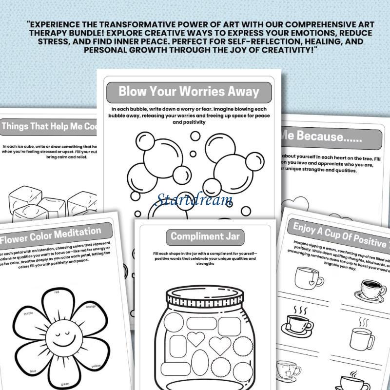 Mental Health Workbook Therape - Health Wellness Activities 评论和价格