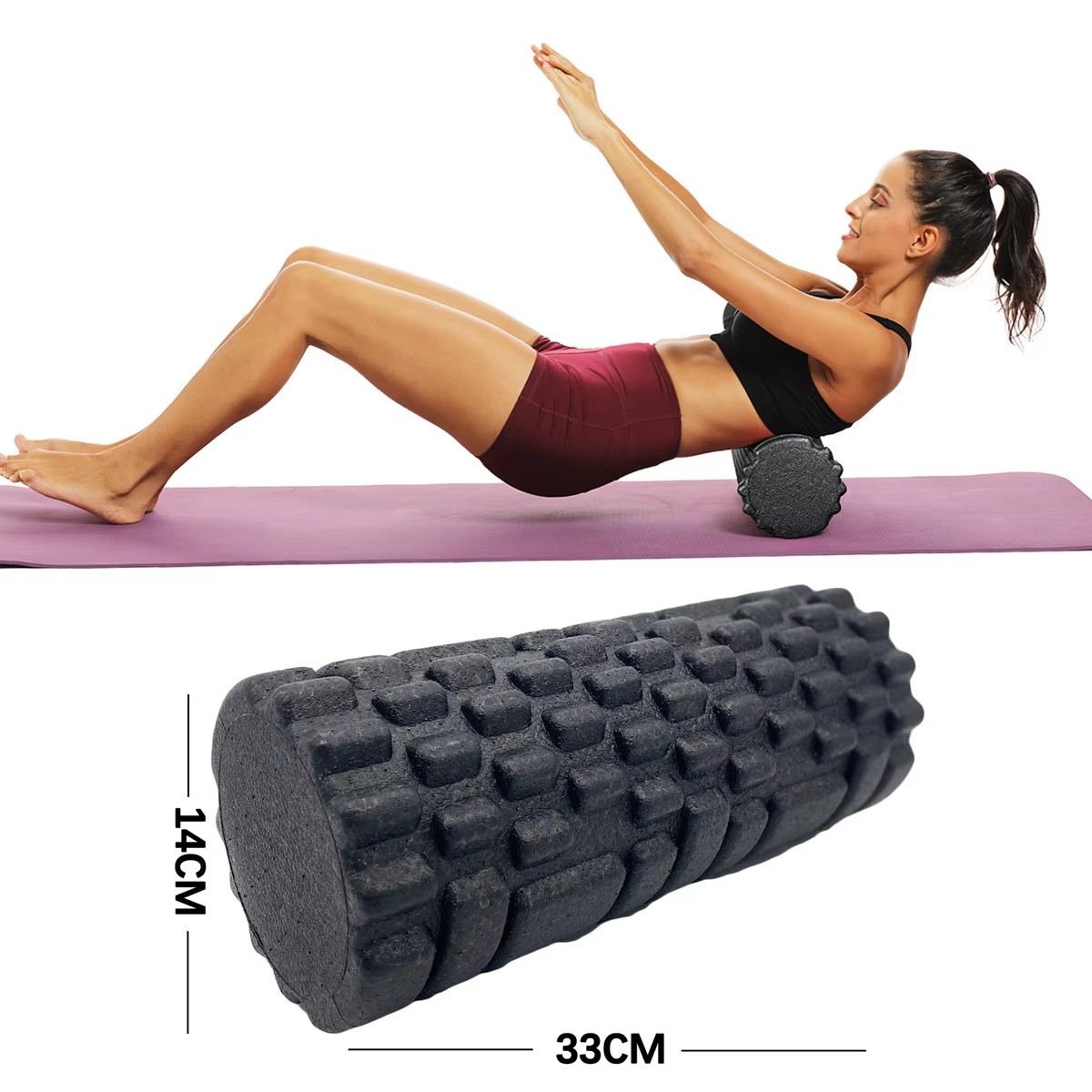 30/33cm Fitness Foam Roller Yo - Vibrating Foam Roller 评论和价格