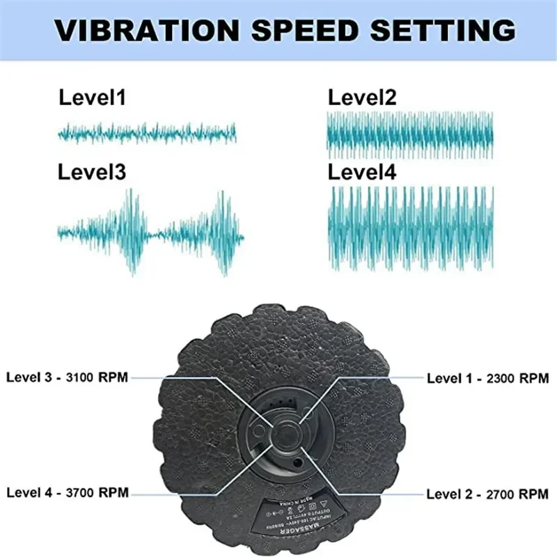 4-Speed Vibrating Electric Yog - Health Wellness Fitness 评论和价格