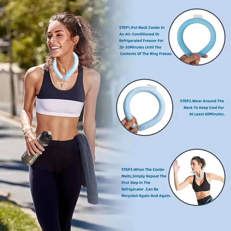 Summer Neck Cooling Ring Porta - Health Wellness Fitness 评论和价格