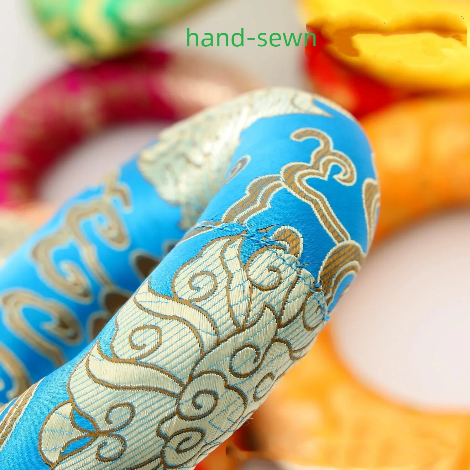 1 Pc Silk Brocade Cushion Pill - Acupressure Mat Set 评论和价格