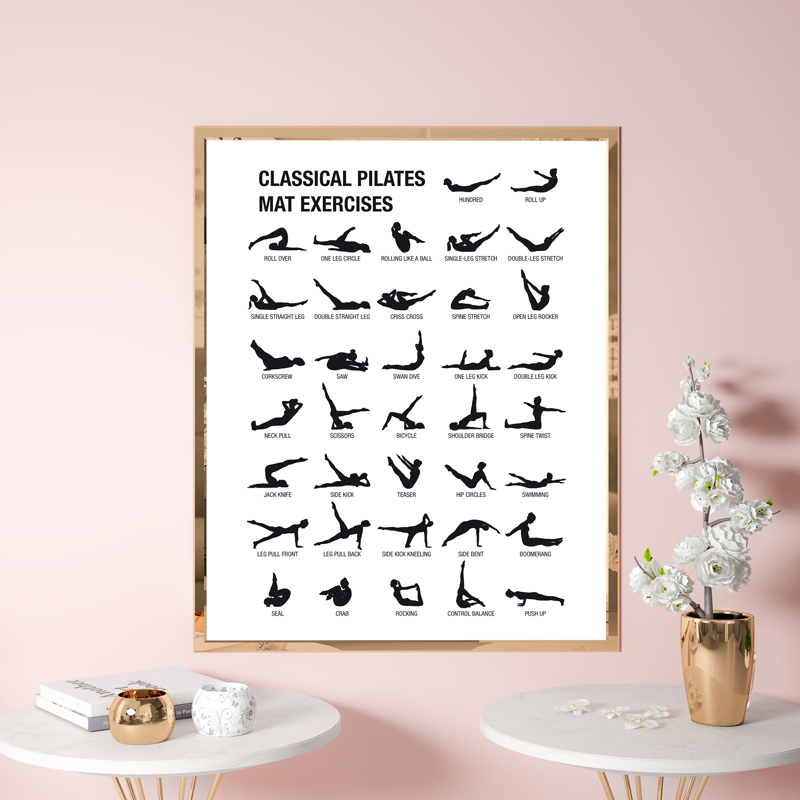 Frameless Pilates Workout Char - Health Wellness Fitness 评论和价格