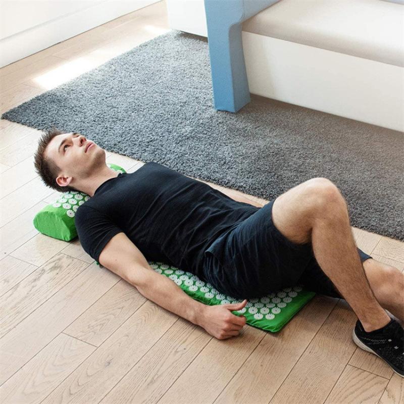 1 Set Acupressure Yoga Mat Cus - Acupressure Mat Set 评论和价格