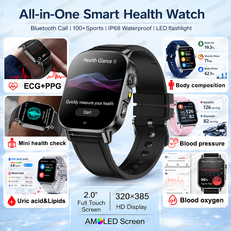 2026 Ultra AI Wellness ECG+PPG - Health Wellness Activities 评论和价格